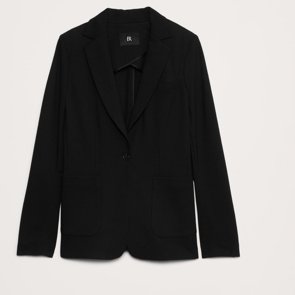 NWT! Banana Republic Black Everywhere Ponte Blazer 💫 - Picture 3 of 6